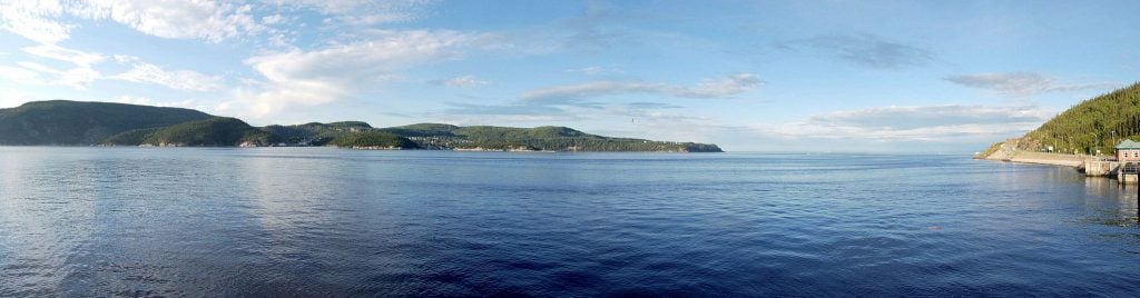 View of Tadoussac from Baie-Sainte-Catherine